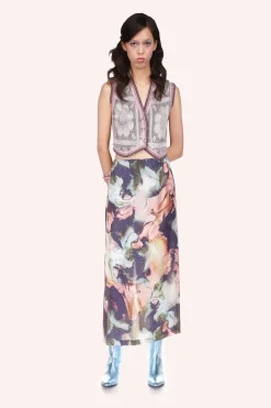 Cosmos Satin Skirt