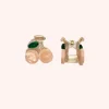 Cutie Mini Cherry Jaw Clip Peach Pearl