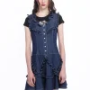 Denim Ruffle Dress