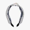 English Floral Tapestry Embroidered Handband
