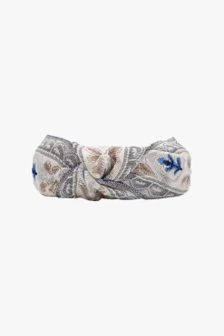 English Floral Tapestry Embroidered Handband