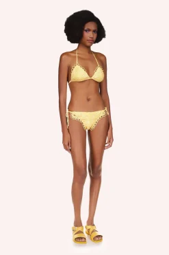 Eyelet Bikini Set