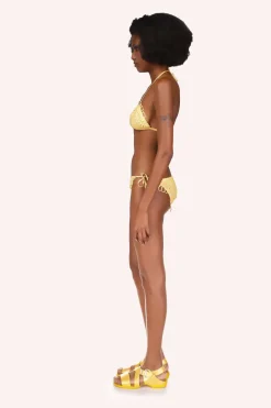 Eyelet Bikini Set