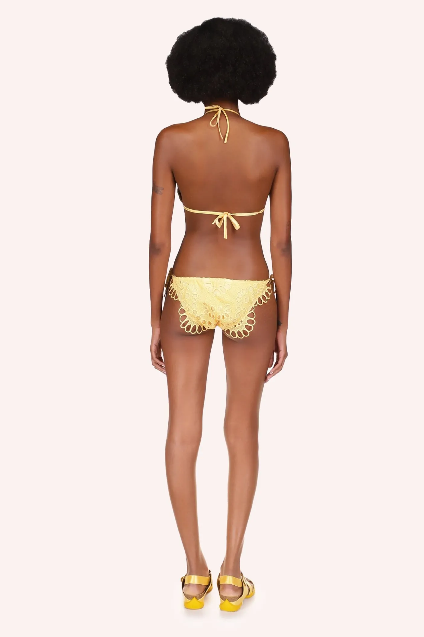 Eyelet Bikini Set