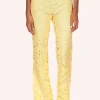 Eyelet Pants