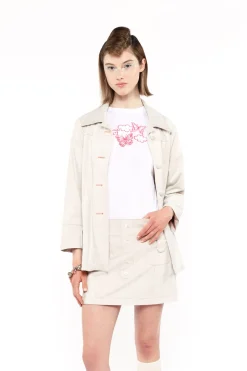 Faux Suede Coat