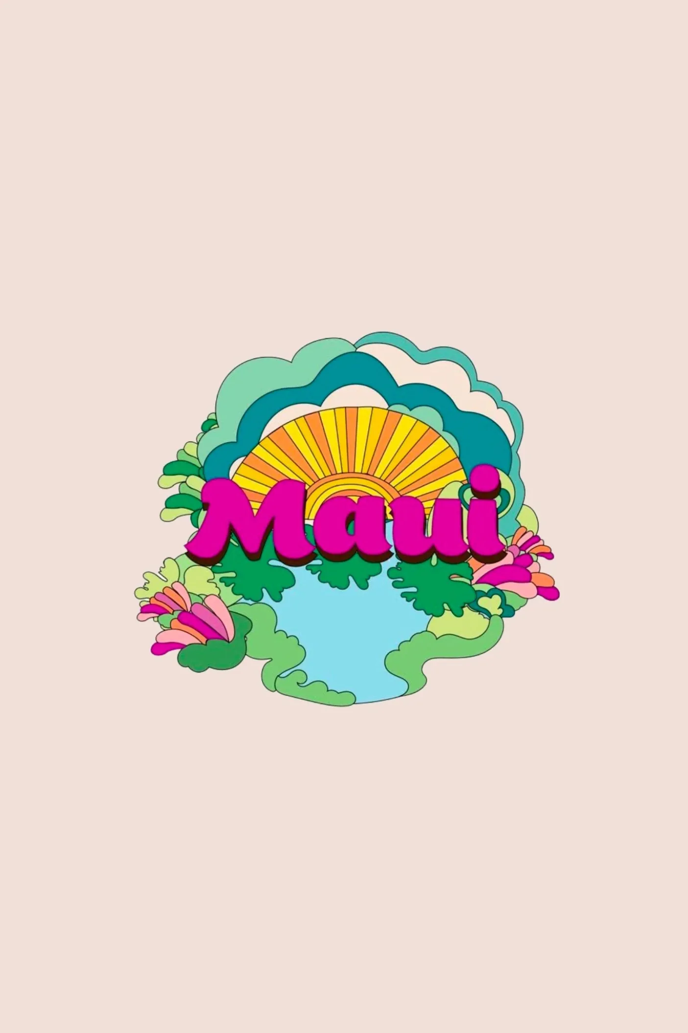 Fitted Maui Tee