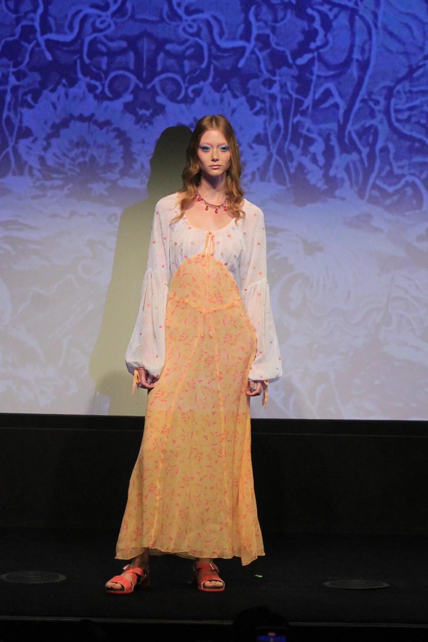 Floral Swiss Dot & Arcadia Blossom Princess Dress