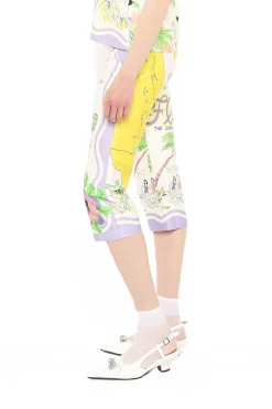 Florida Cotton Sateen Capri Pants