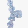 Gemstone Blossom Large Jaw Clip- Blue