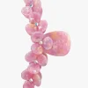 Gemstone Blossom Large Jaw Clip- Pink