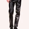Genderless Black Patent Pants