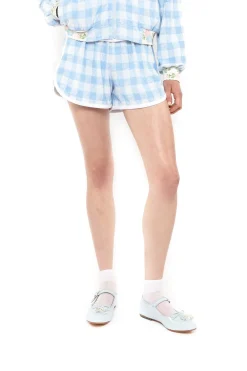 Gingham Terry Shorts