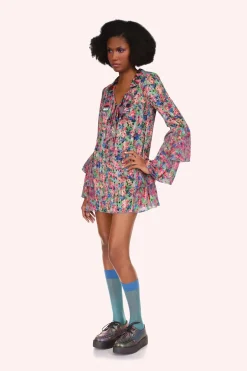 Giverny Combo Ruffled Tunic