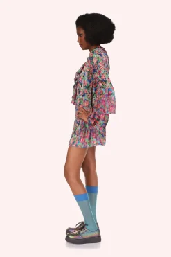 Giverny Combo Ruffled Tunic