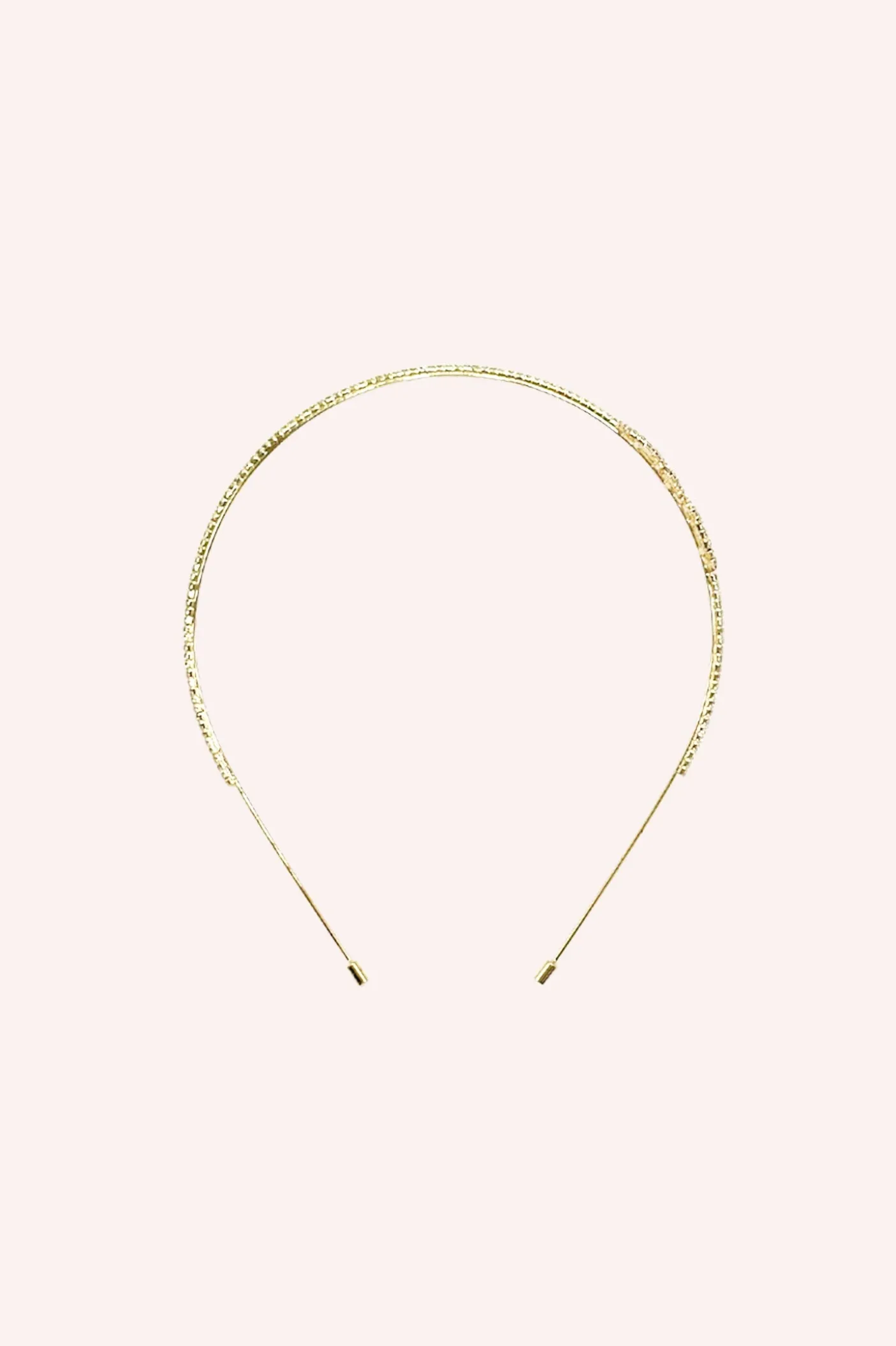 Gold Rose Cutout Flower Headband