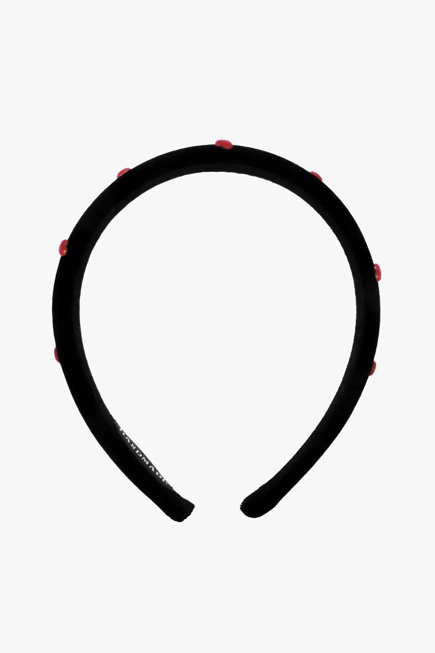 Heartfelt Velvet Headband- Black