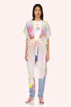 Impressionism Butterfly Kaftan