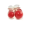 Jumbo Cherry Jaw Clip Red Clear