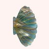 Large Blue Marine Pastel Sea Shell Jaw Clip