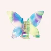Large Gemstone Butterfly Jaw Clip Mermaid