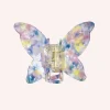 Large Gemstone Butterfly Jaw Clip Rainbow