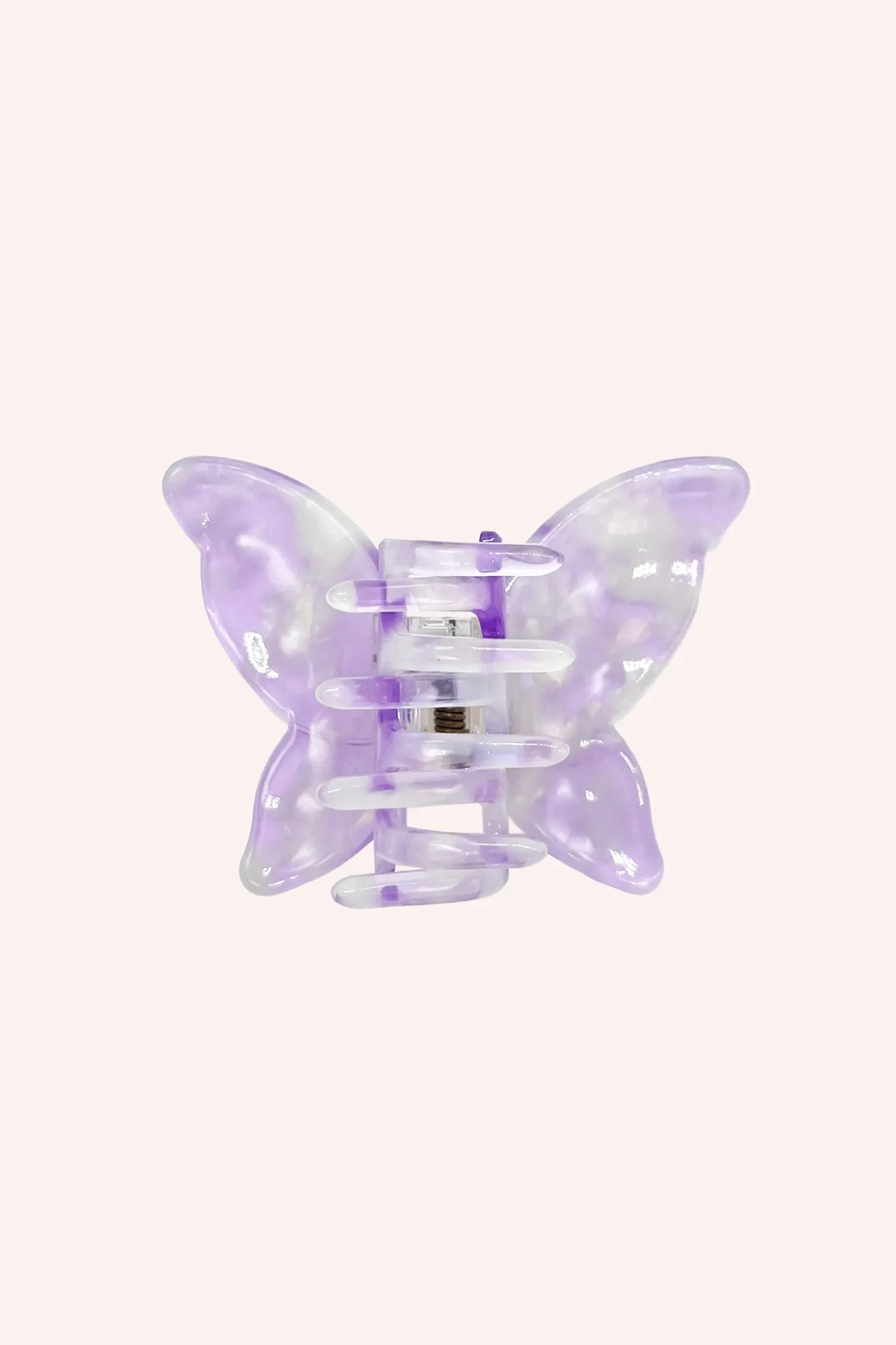 Large Gemstone Butterfly Jaw Clip Lavender