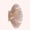 Large Rosie Pink Pastel Sea Shell Jaw Clip