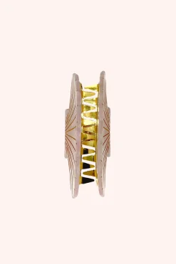 Large Rosie Pink Pastel Sea Shell Jaw Clip