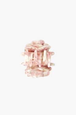Layered Rosette Hair Jaw Clip