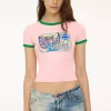 Limited Edition: Anna Sui x Heaven by Marc Jacobs Fairy Baby Tee Pink