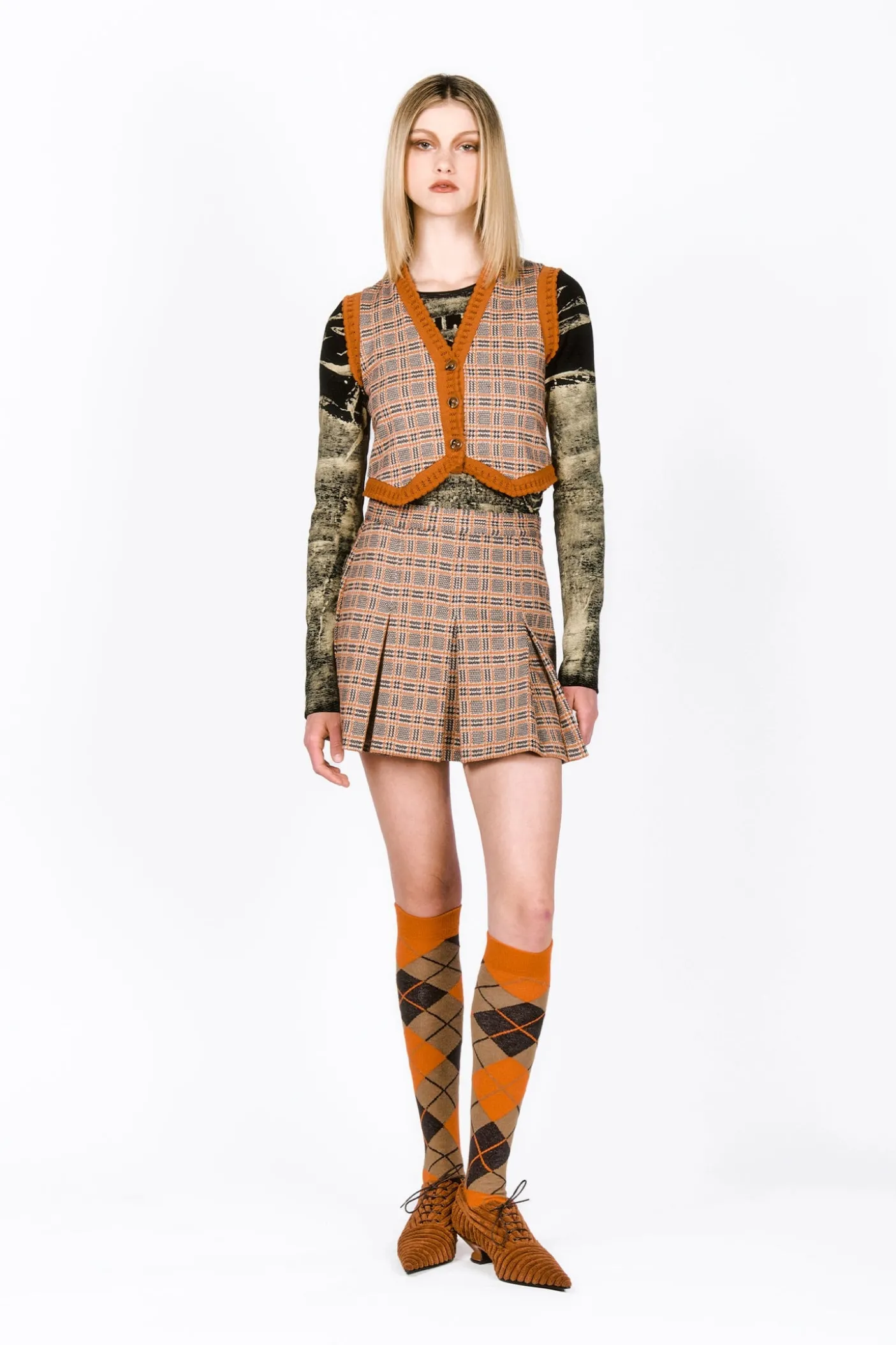 Londonderry Knit Mini Skirt