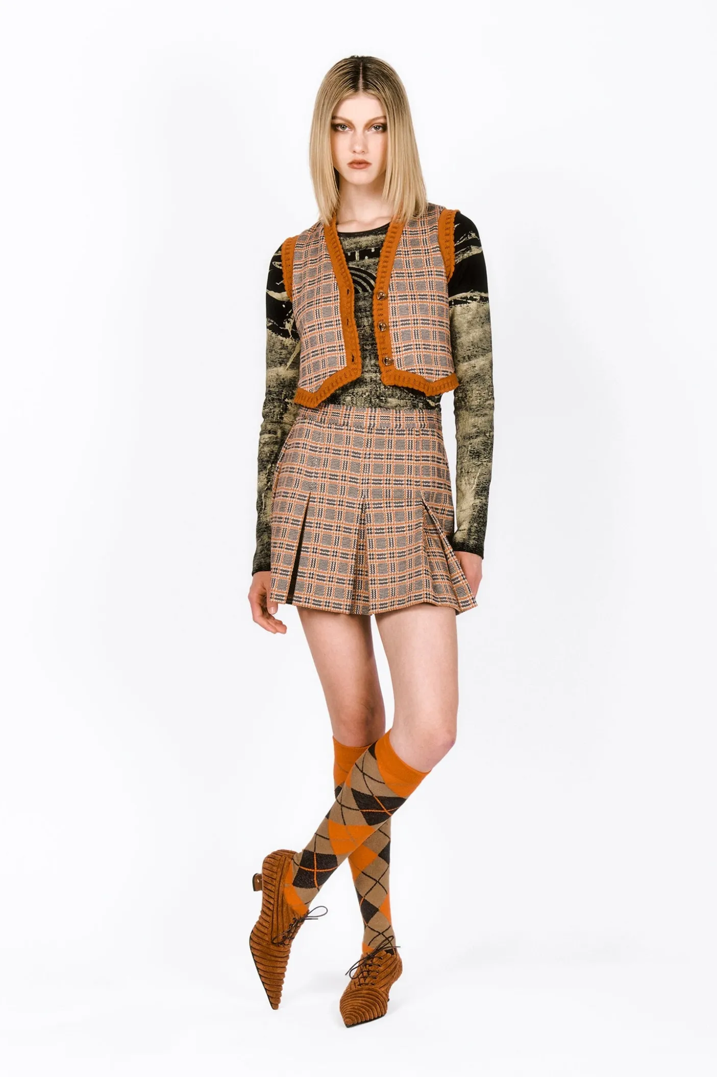 Londonderry Knit Mini Skirt