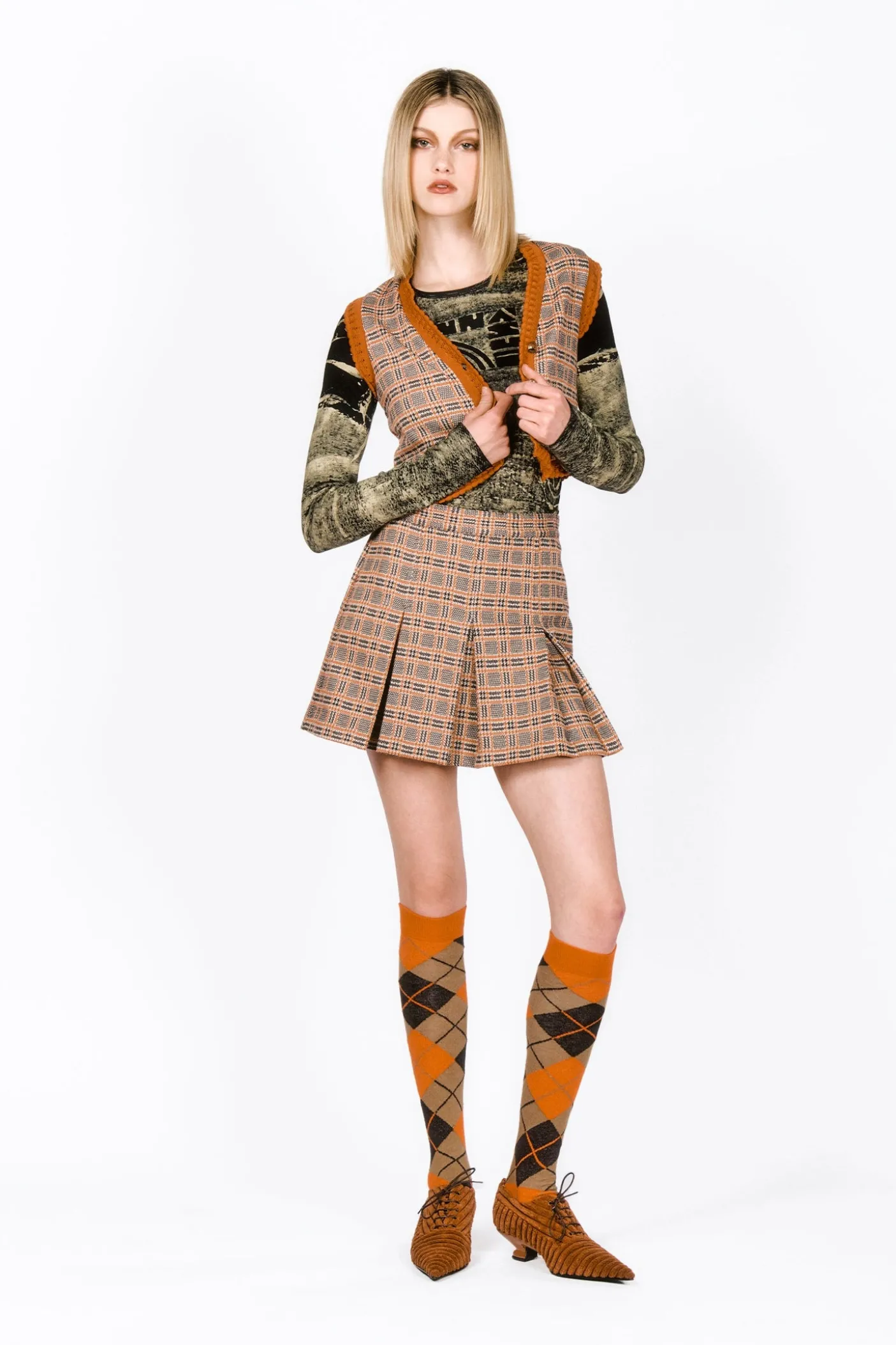 Londonderry Knit Mini Skirt