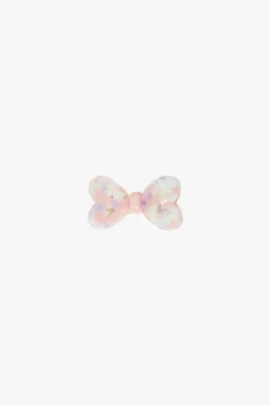 Love Puff Bow Side Clamp- Pastel Mix