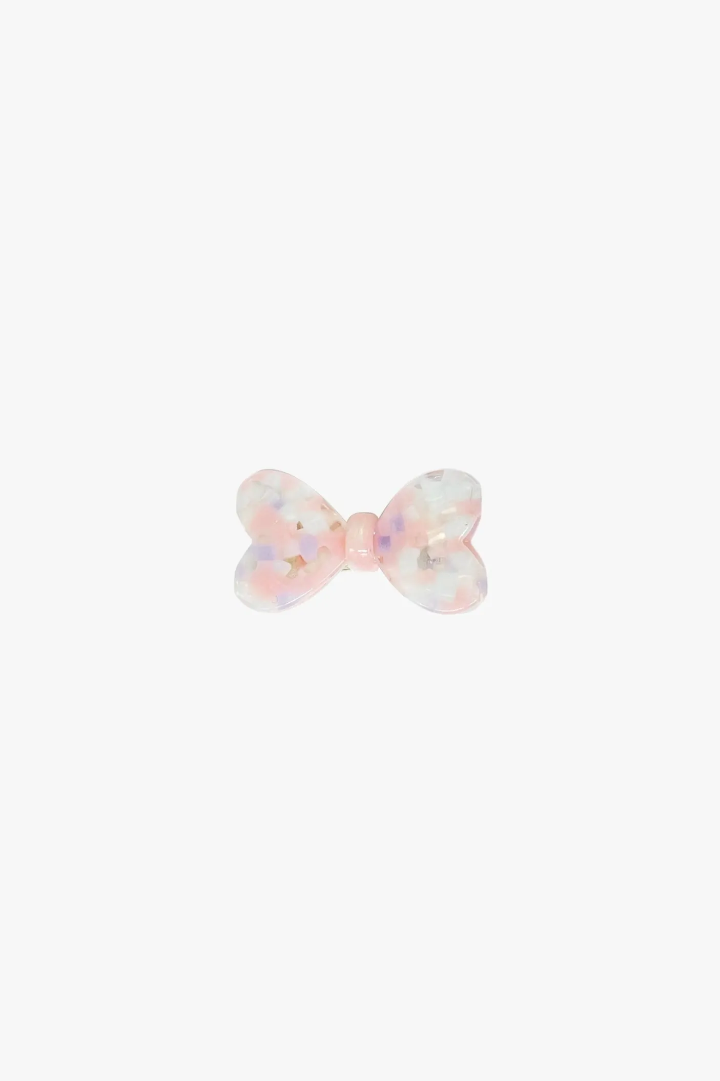 Love Puff Bow Side Clamp- Pastel Mix