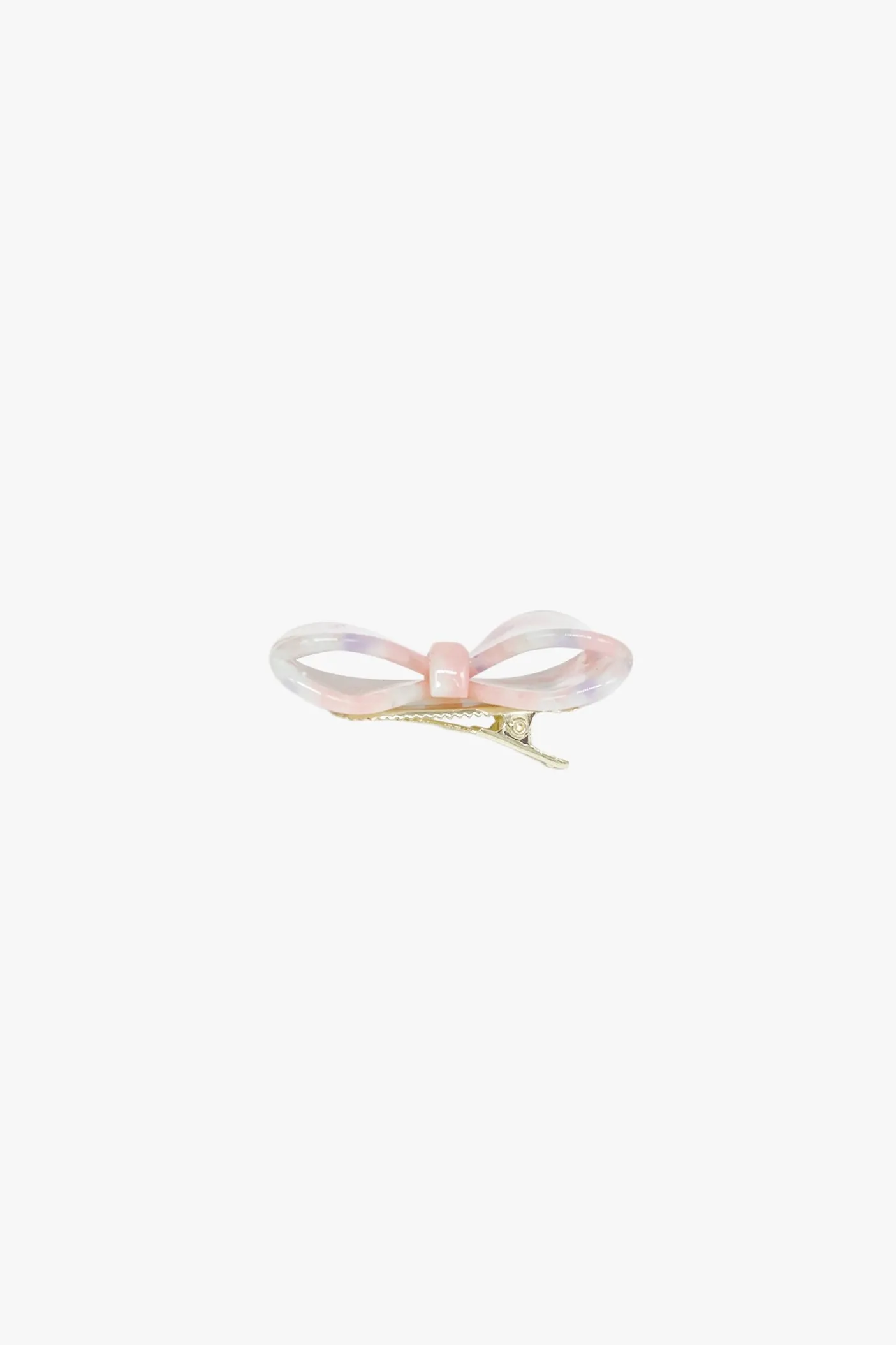 Love Puff Bow Side Clamp- Pastel Mix