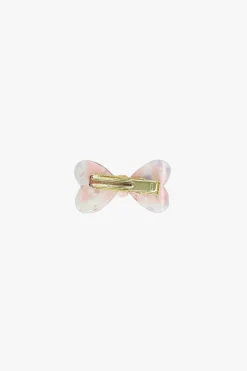Love Puff Bow Side Clamp- Pastel Mix
