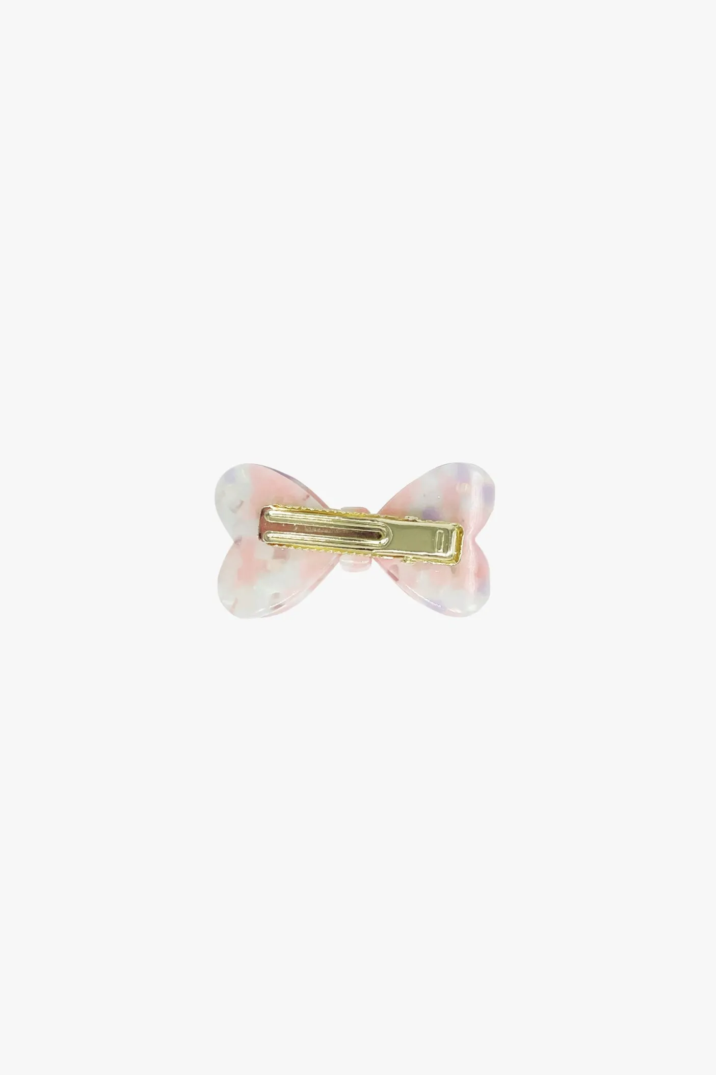 Love Puff Bow Side Clamp- Pastel Mix