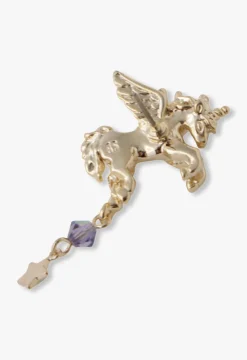 Magical Butterfly Unicorn Earrings-Gold