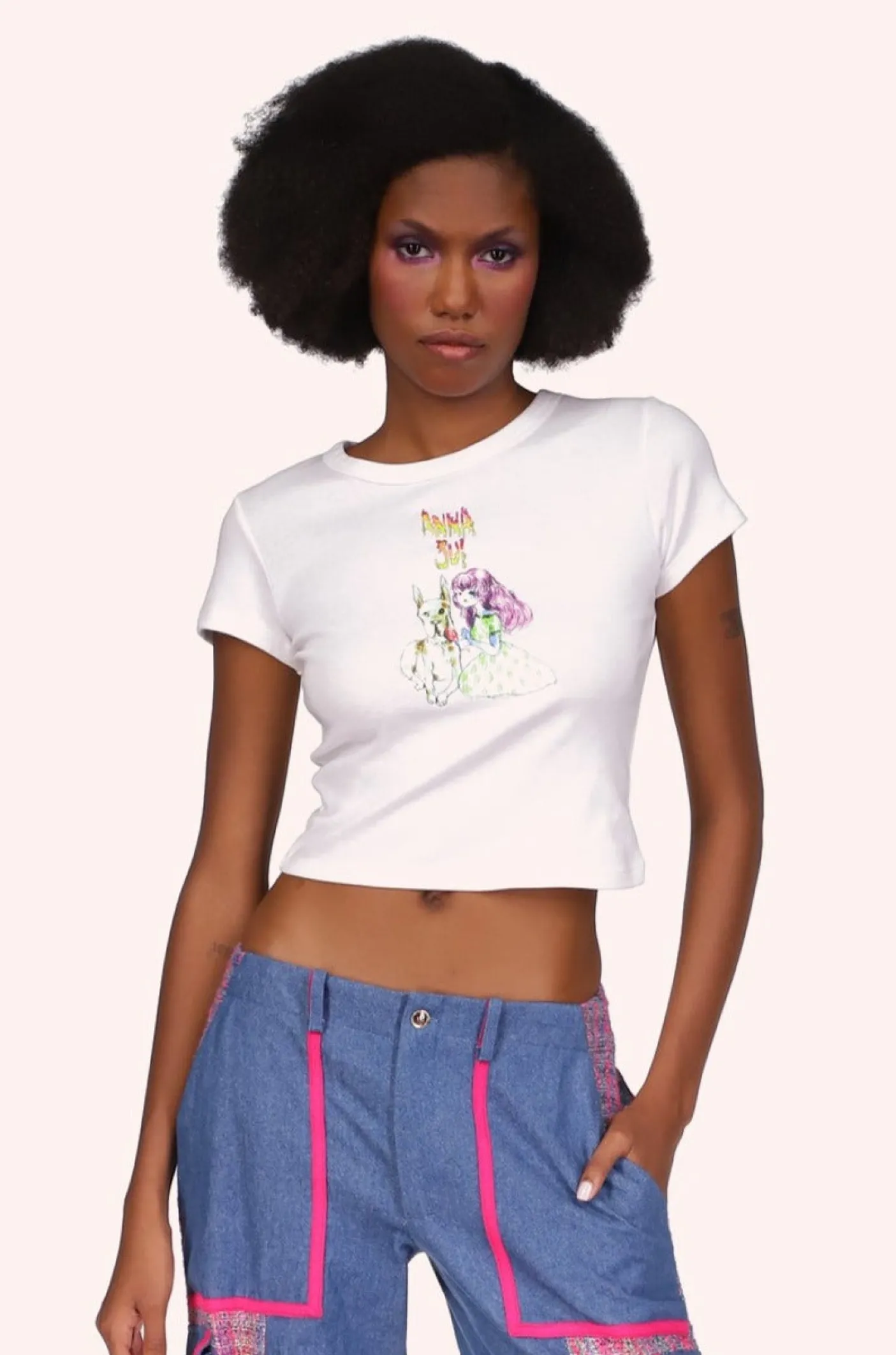 Micro Ribbed Baby Tee
