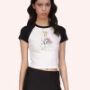 Micro Ribbed Raglan Baby Tee
