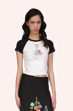 Micro Ribbed Raglan Baby Tee