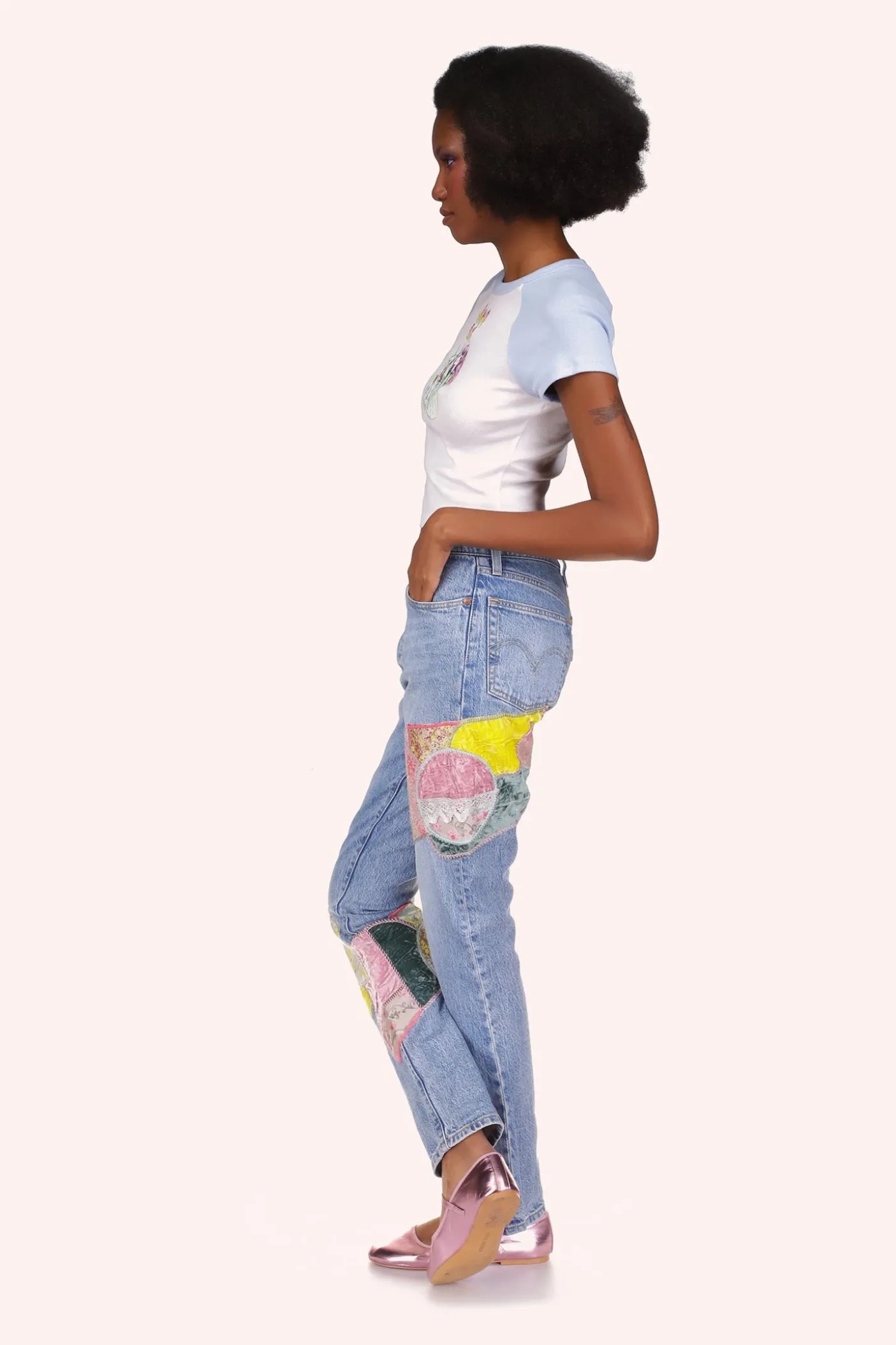 Micro Ribbed Raglan Baby Tee