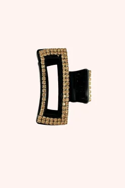 Mini Crystal Peek-a-Boo Clip Gold