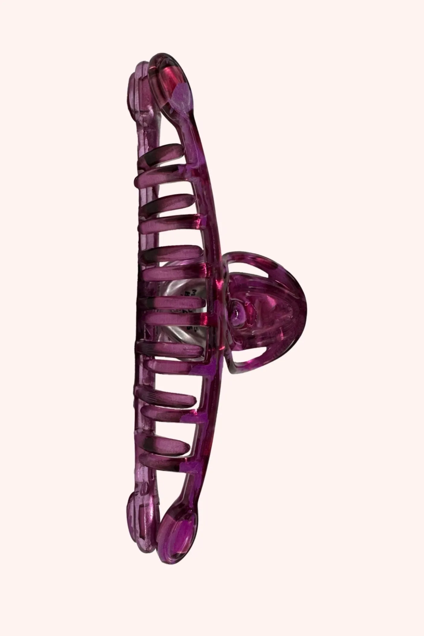 Mystical Seas French Jaw Clip Purple