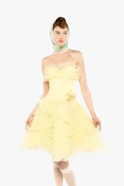 Party Girl Strapless Tulle Dress
