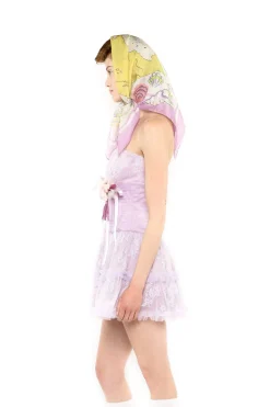 Party Girl Strapless Tulle and Lace Dress