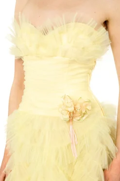 Party Girl Strapless Tulle Dress