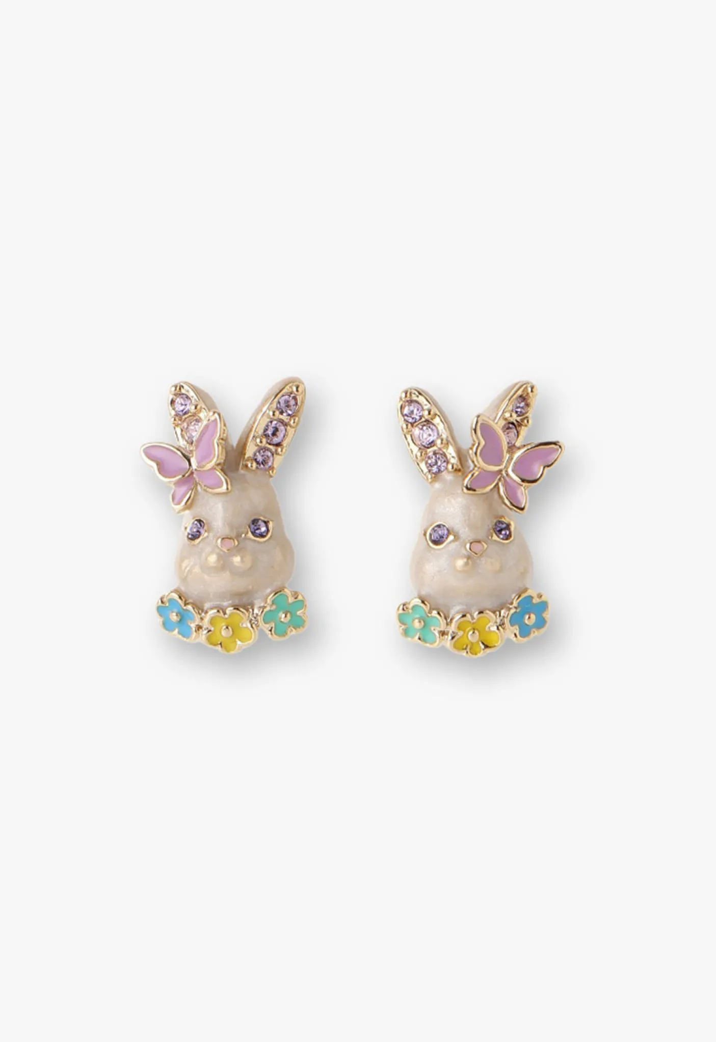 Pastel Bunny Stud Earrings